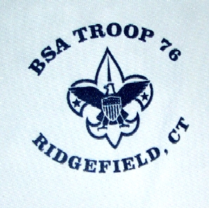 Close up of Left Front Pocket Graphic